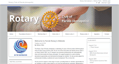 Desktop Screenshot of parole-rotary.org