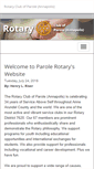 Mobile Screenshot of parole-rotary.org